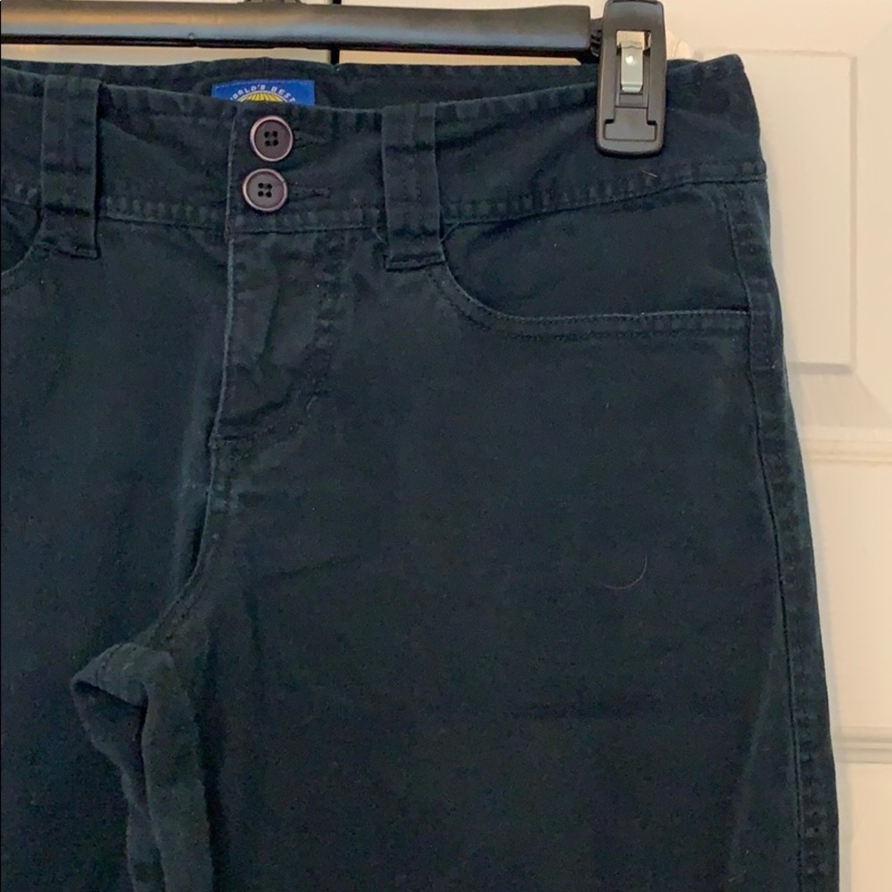 Dark Navy Blue, Chino Pants, Straight Leg